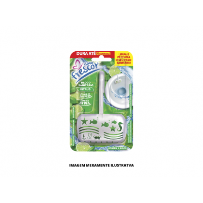 BLOCO SANITARIO - NOVO FRESCOR - 30g CITRUS